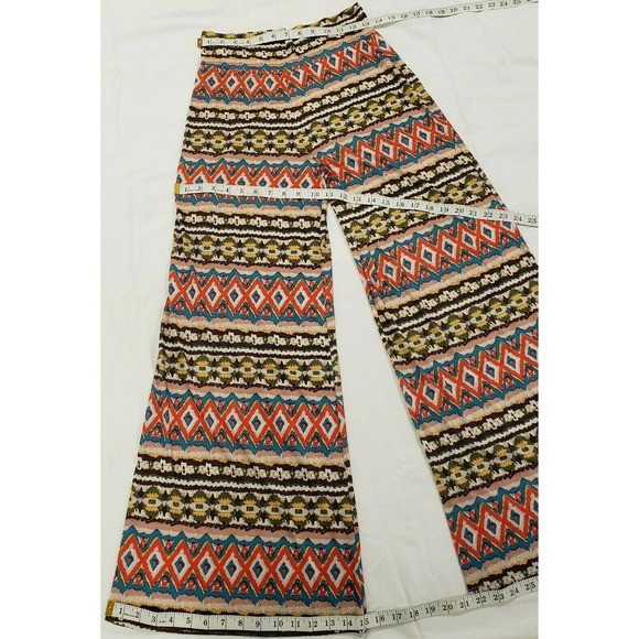 RANCHO ESTANCIA Womens Small Palazzo Pants Southwest Print - Picture 7 of 7